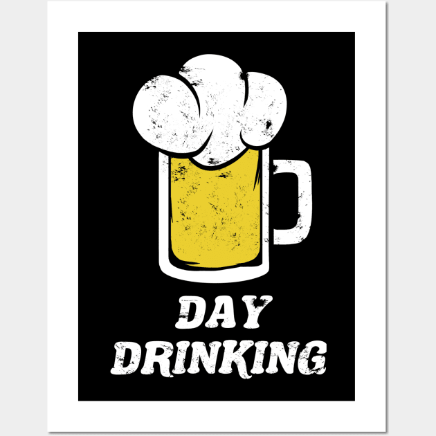 day drinking because 2020 sucks vintage Wall Art by A Comic Wizard